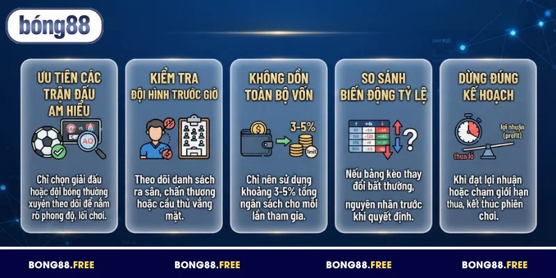 Bật mí cách chơi thể thao BONG88 đạt kết quả tốt