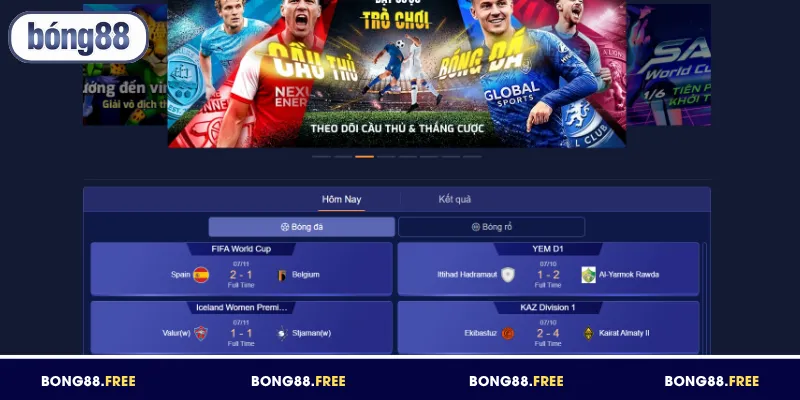 BONG88 điểm hẹn dân soi kèo bóng đá