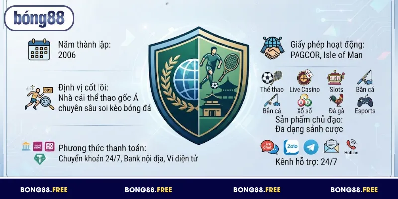 Tổng quan hồ sơ BONG88 từ Ibet888